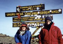 Het doel van de Kilimanjaro Challange is om de Uhuru Peak te bereiken